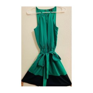 Green Express Sleeveless Dress.